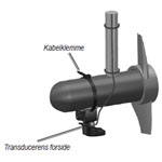 Transducer monteret p elmotor