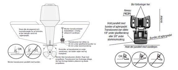 Transducer hkmontering